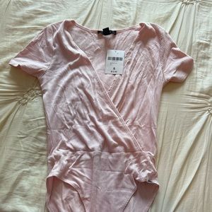 NWT pink bodysuit